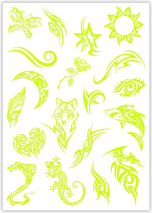 Produktbild Clementoni Crazy Chic - Urban Tattoos leuchten im Dunkeln