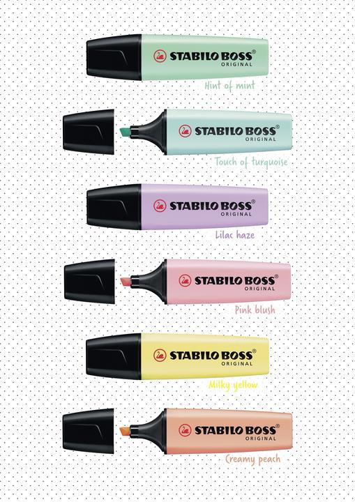 Actual product image STABILO Highlighter BOSS ORIGINAL Pastel, 45 pcs. display (Assorted, 5 mm, 45 x)