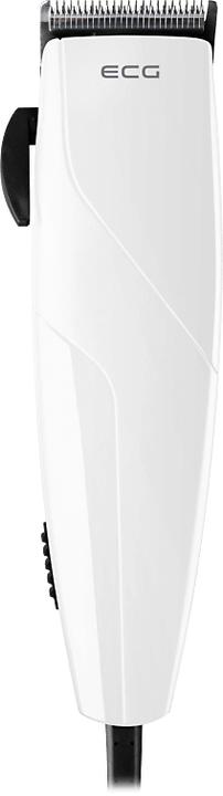Image du produit ECG ZS 1020 Tondeuse à cheveux Baltas avec cordon, Nerūdijantis plienas lames fixes et mobiles, 6 sabots