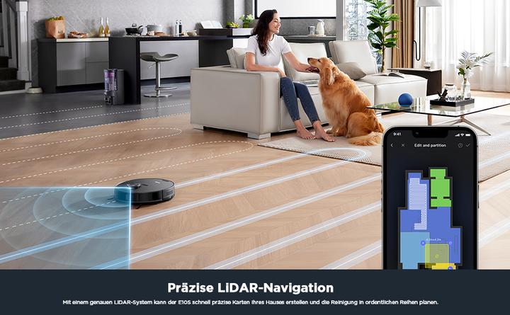 Actual product image Eureka E10s (Vacuum mopping robot)