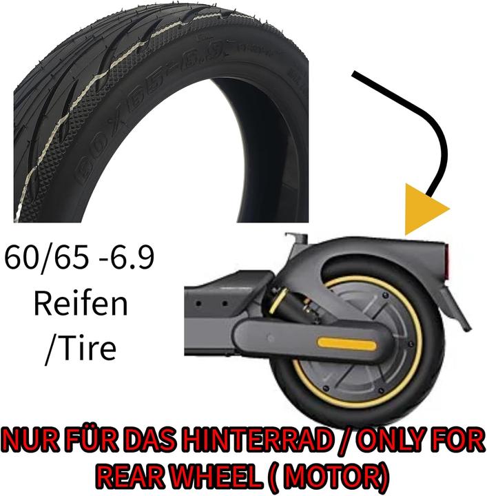 Image du produit Segway-Ninebot Tubeless Hinterrad für Ninebot Max G2