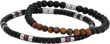 Fossil Stylish set of men's beaded bracelets JGFTSET1064