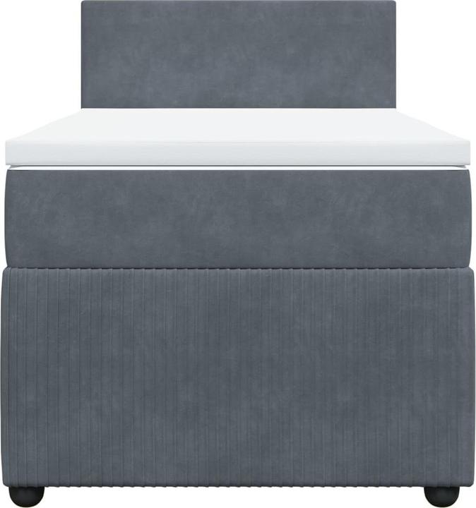 Produktbild VidaXL Bo x springbett mit Matratze 180 x 200 cm Samt (180 x 200 cm, 180 x 200 cm)