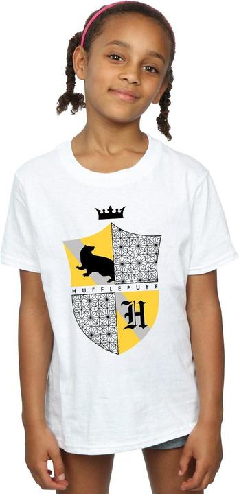 Immagine prodotto Hufflepuff Shield Maglietta Ragazze (152, 158)