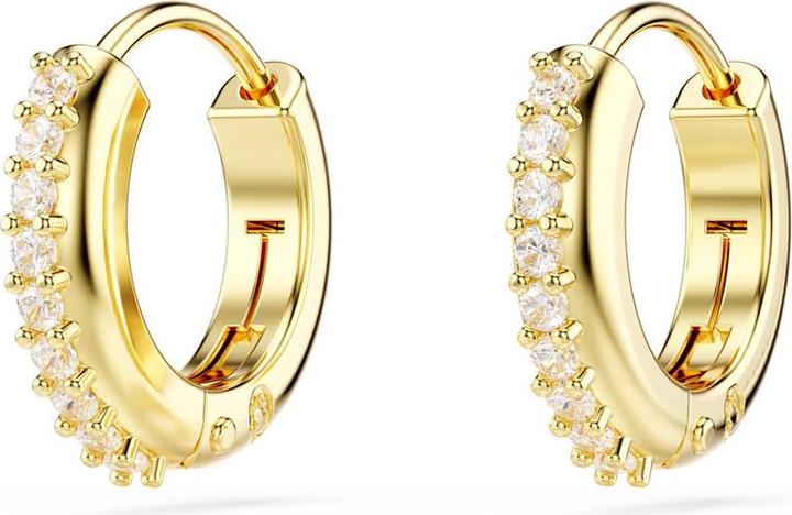 Image du produit Swarovski Matrix Créoles rondes or blanc (Métal Swarovski)