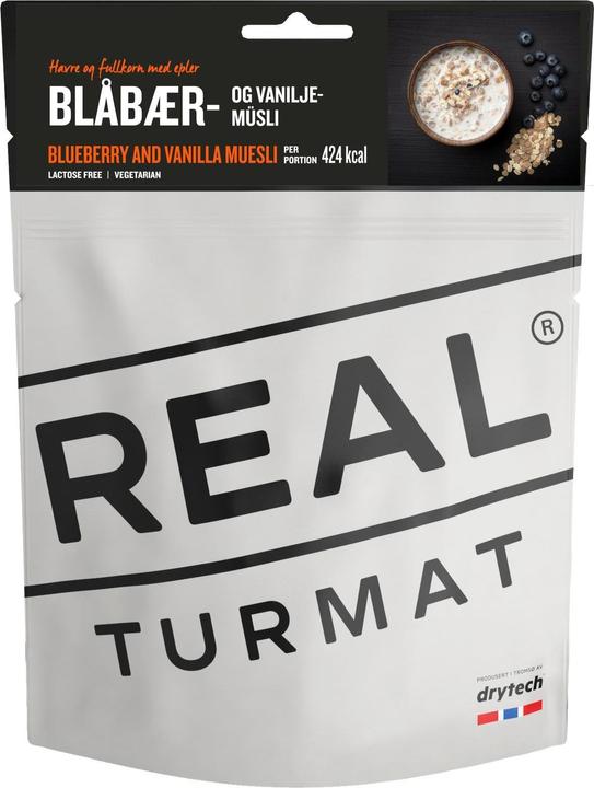 Produktbild REAL Blaubeer-Vanillemüesli (129 g)