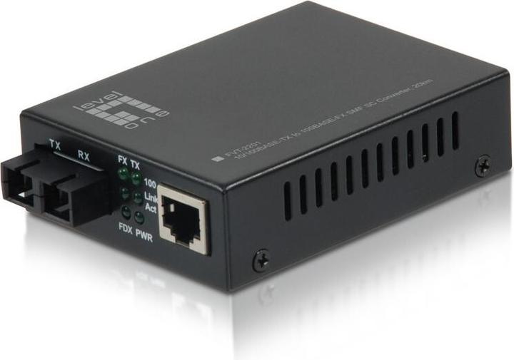 Produktbild LevelOne Konverter FVT-2201 10/100TX>100FX SC SMF