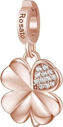 Image du produit Rosato Pendentif en bronze avec zircons Storie RZ182 feuille de palmier à quatre feuilles