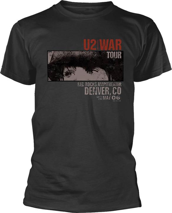 U2 War Red Rocks TShirt