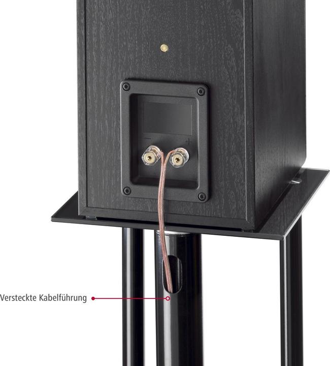 Actual product image Hama 49813 Speaker stand (1 pair, Stand, Not movable)
