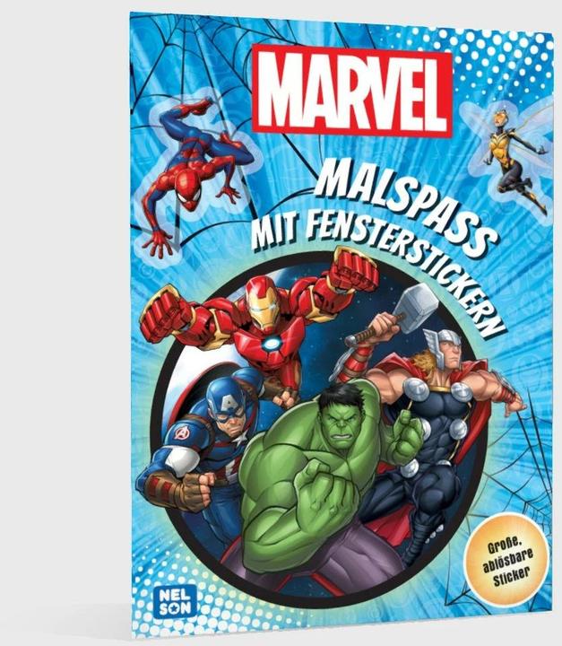 Actual product image MARVEL: Colouring fun with window stickers
