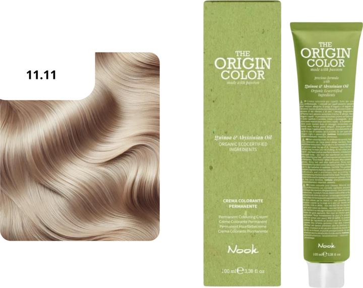 Produktbild Nook Origin Color Haarfarbe (11.11 Blond Platin Hell Intensiv Asche)