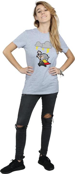 Immagine prodotto Kawaii Thor God Of Thunder Maglietta Ampia Donna (3XL)