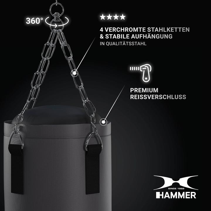 Immagine prodotto Hammer Fitness Sacco da boxe Home Fit Cobra (100 cm, 19 kg)