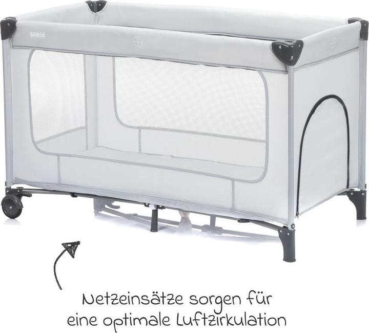 Actual product image Fillikid Capri travel cot