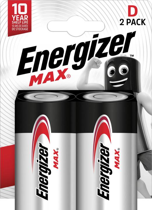 Actual product image Energizer Max Alkaline (2 pcs., D)