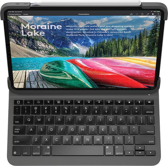 Produktbild Logitech Slim Folio Pro (FR, iPad Pro 11 2018 (1. Gen), iPad Pro 11 2020 (2. Gen), iPad Pro 11 2021 (3. Gen), iPad Pro 11 2022 (4. Gen))