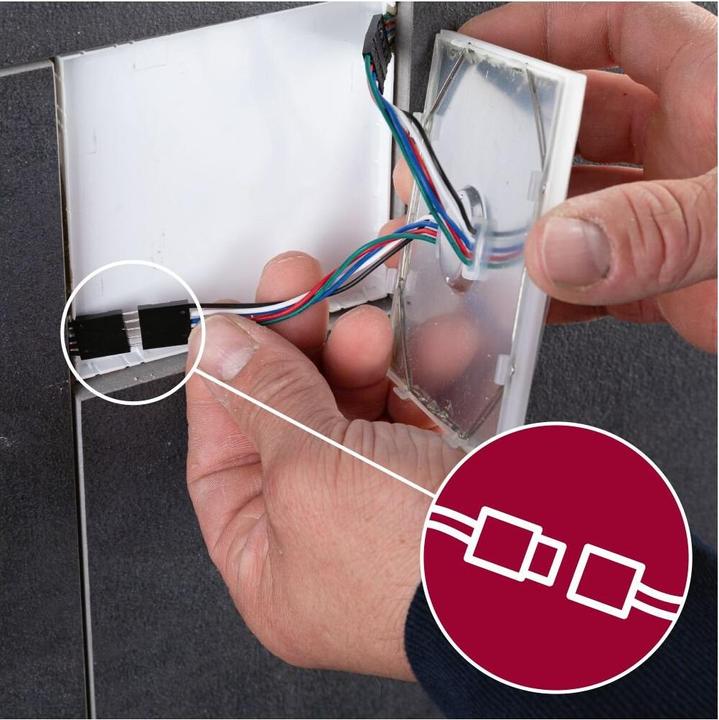 Immagine prodotto Paulmann Apparecchio LumiTiles Basic Set Quadrato 5x0.72W (RGBW, 1 cm, Interno)