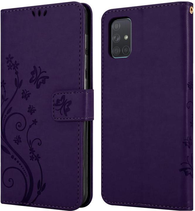 Actual product image Cadorabo Flower Book Cover (Samsung Galaxy A71)