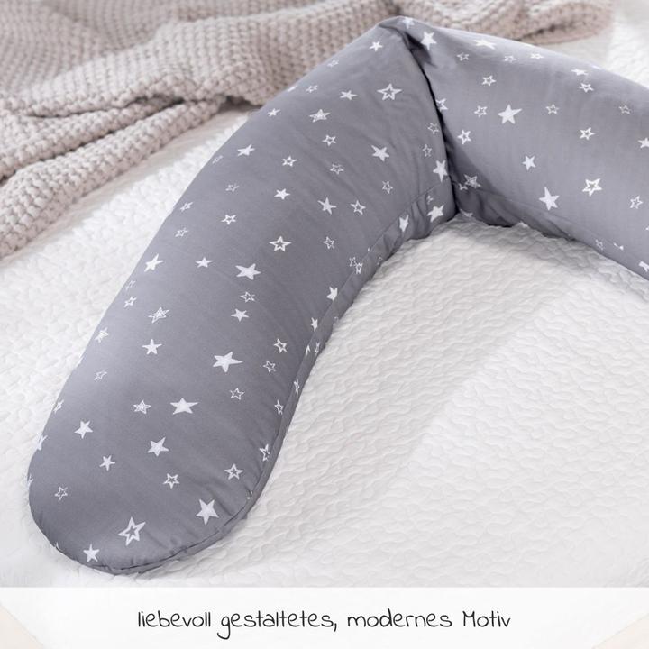 Produktbild Theraline Stillkissen "Das Original" mit Polyester Hohlfaser Füllung inkl. Bezug 190 cm (190 cm)