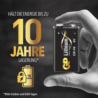 Image du produit GP Batteries GP Batterie Lithium 9V (1 pcs, 9V Block, 800 mAh)
