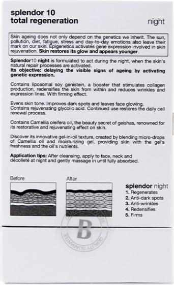 Produktbild Bella Aurora SPLENDOR 10 regenerador total noche 50 ml (50 ml, Nachtcreme)