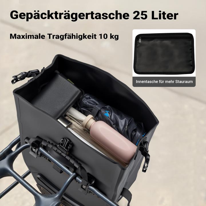 Immagine prodotto Wiltec Gepäckträgertasche (25 l, Borsa portapacchi)