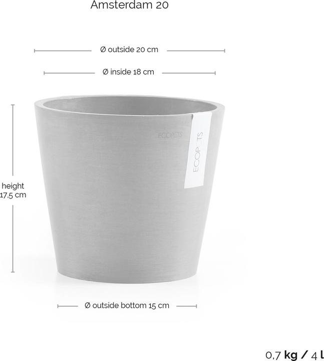 Immagine prodotto Ecopots Amsterdam (20 cm)