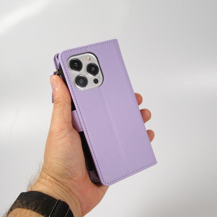 Actual product image PhoneLook Sleeve Wallet Case Luxurious and Sophisticated with Magnetic Closure & Coin and Card Compartment (Apple iPhone 15 Pro Max)