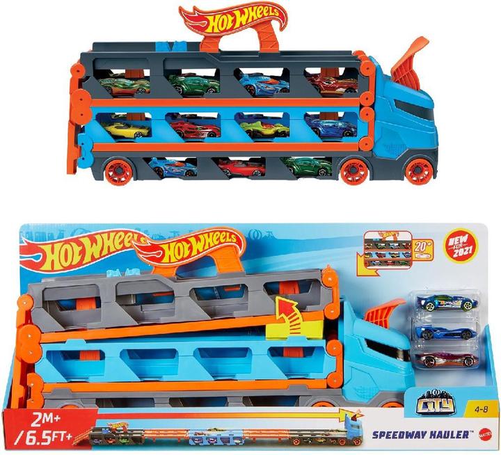 Produktbild Hot Wheels 2-in-1 Rennbahn-Transporter
