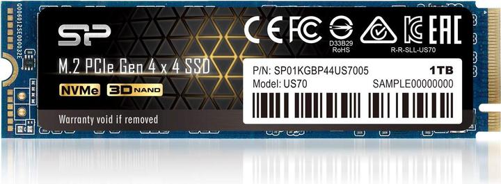 Actual product image Silicon Power US70 (1000 GB, M.2 2280)