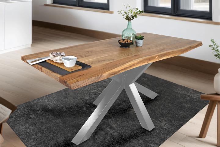Produktbild SAM TIM Baumkante massiv Akazie (260 x 100 x 77 cm)