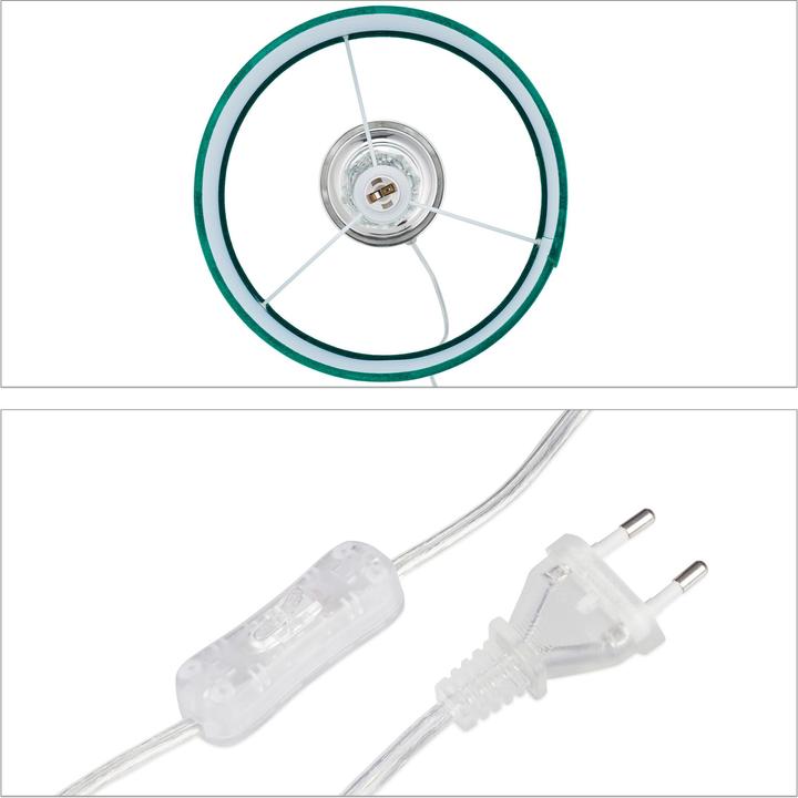 Actual product image Relaxdays Table lamp (E14)