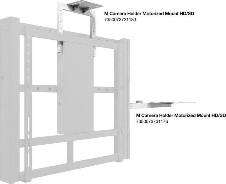 Produktbild Multibrackets AV Konsole zu elektrischem Wandhalter, Metall