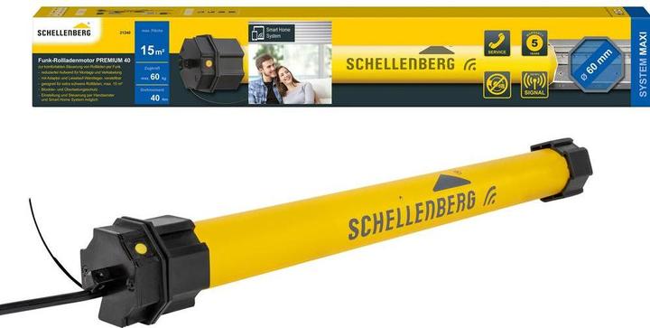 Produktbild Schellenberg Rohrmotor Funk Rolladenmotor PREMIUM 40Nm, Mini