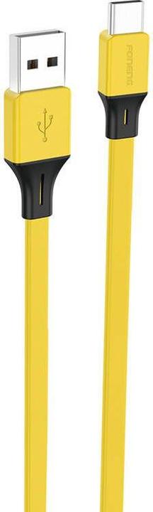 Produktbild Foneng X96 USB-A to USB-C cable 2.4A, 1m (yellow) (1 m)