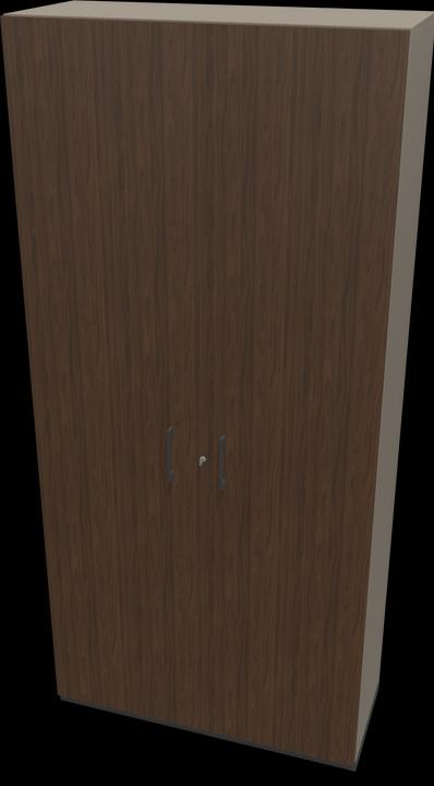 Cubanite grey, Walnut decor dark with structure, Dark grey