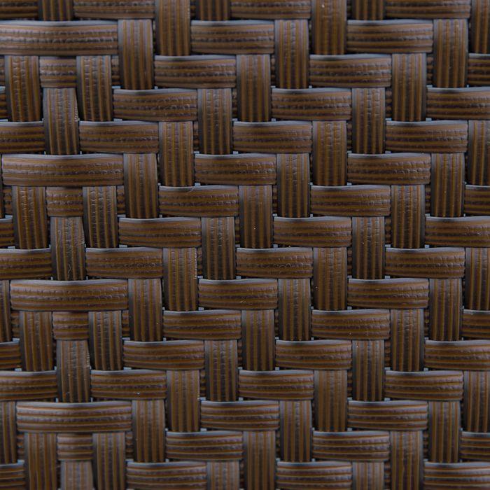 Immagine prodotto Swisshandel24 Sedia da giardino in polyrattan con schienale pieghevole Sedia pieghevole regolabile a 7 livelli