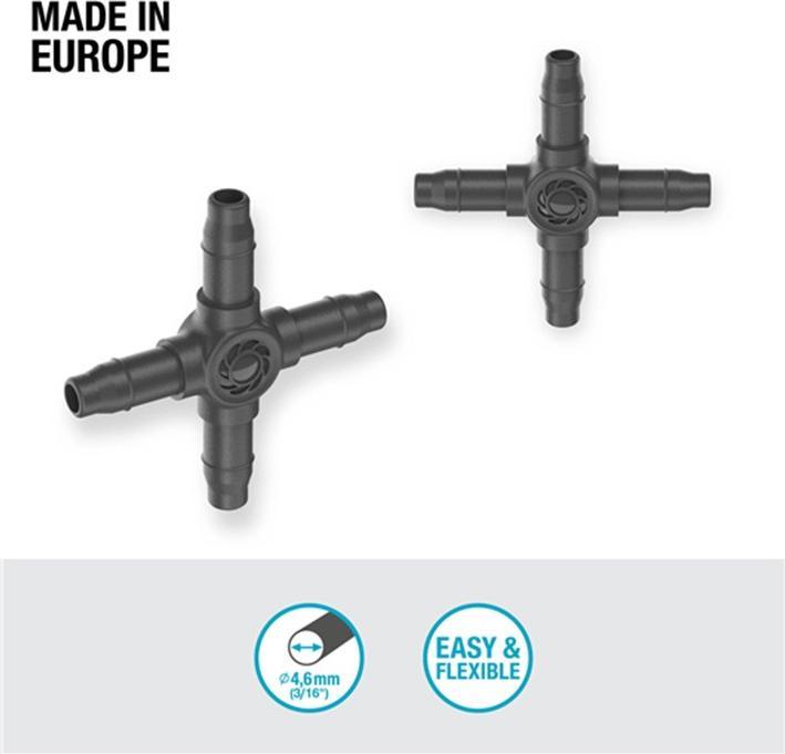 Actual product image Gardena Micro-Drip system cross piece (Drip irrigation connector + branch)
