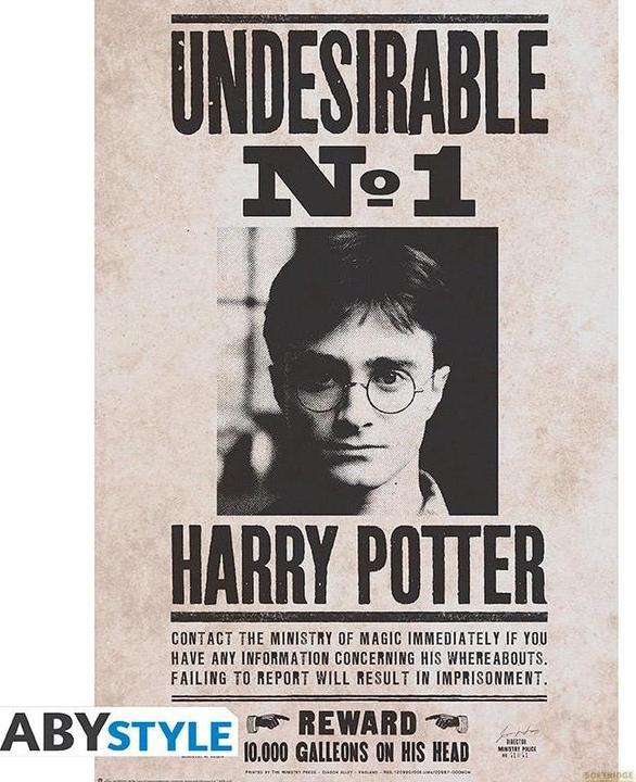 Immagine prodotto ABYstyle Poster Harry Potter : Underisable n 1 (91.5x61) (ax2) (91,5 x 61 cm)