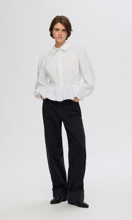 Image du produit Selected Femme Haut smocké à manches longues (38)
