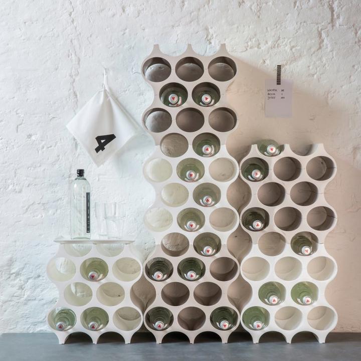 Image du produit Koziol Porte-bouteilles SET-UP Deep Grey (24 x 36 x 37 cm, 10 Fl.)
