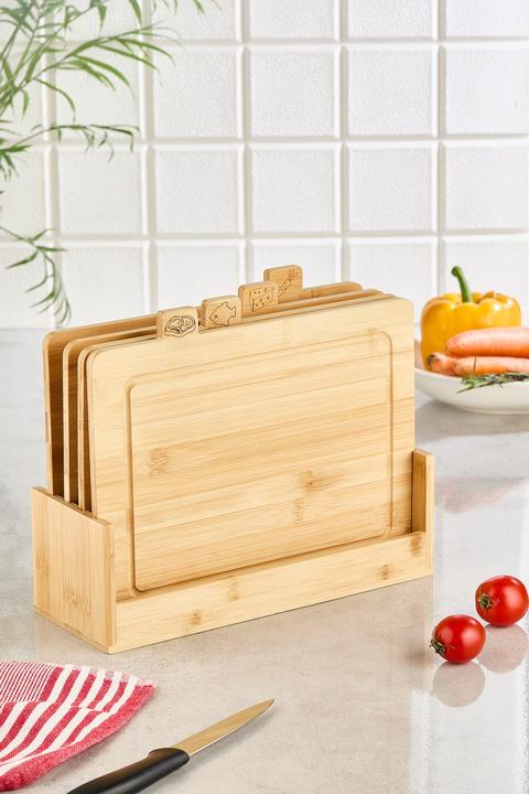Actual product image Hermia Carve Bamboo Cutting Board