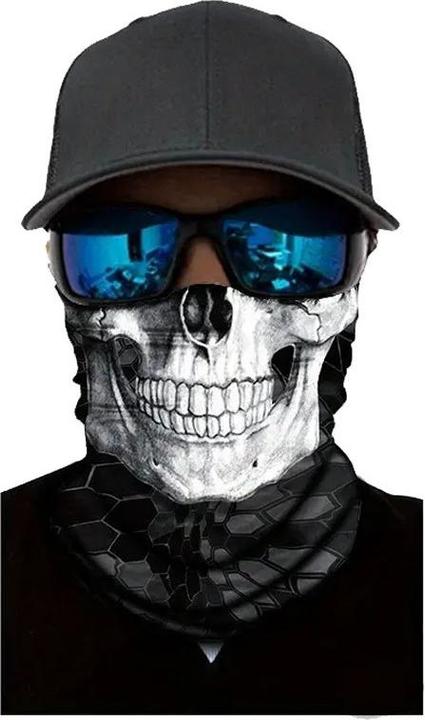 Produktbild Cbx Schlauchschal, Bandana für Erwachsene mit Motiv, für Halloween, Motorradfahren, etc.