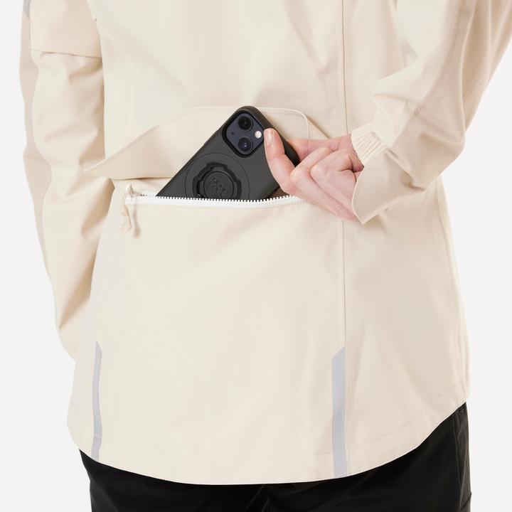 Actual product image Rockrider Bicycle rain jacket MTB Expl 700 ladies beige (XS)