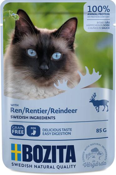 Actual product image Bozita Pouch HiS Reindeer 85g (Adult, 1 pcs., 85 g)