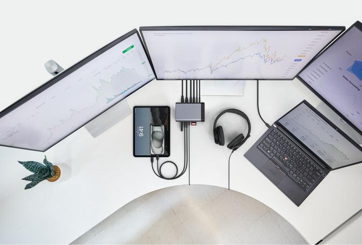 Produktbild Belkin CONNECT USB-C 11-in-1 Pro GaN Dock 150W 2xHDMI INC020kqSY (USB-C, 11 Ports)