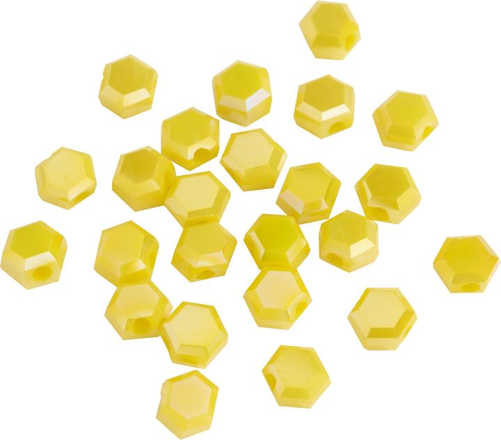 Immagine prodotto Pracht Glasschliffperlen Sechseck 4 mm, 24 Stück