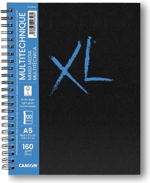 Produktbild Canson XL Mixed Media Book A5 (A5, Harter Einband)