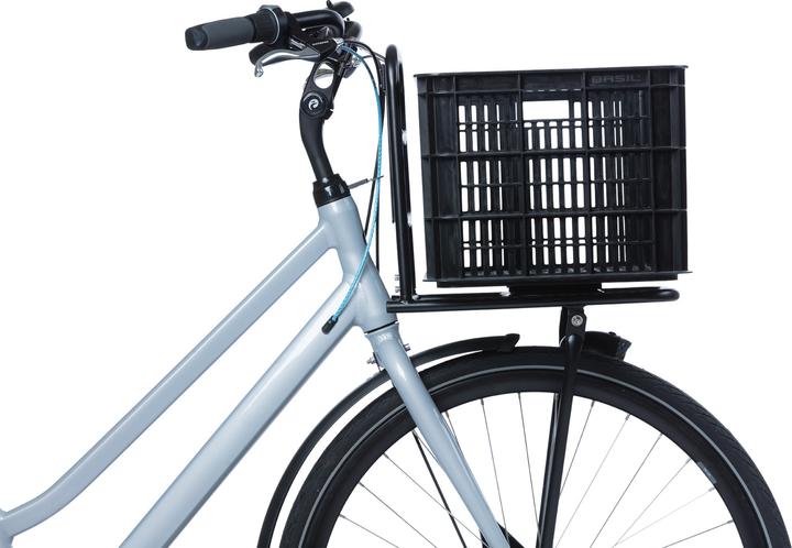 Image du produit Basil bike box L 40L, plastique recyclé, noir (40 l)
